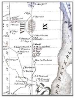 Daytown Map of Daytown 1801