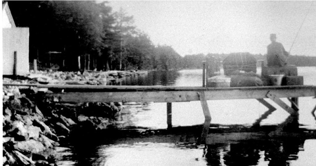 Waiting for a Big Rideau Lake Steamer