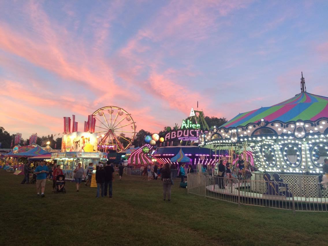 Friday sunset Delta Fair credit Delta Agricultural Society Permission from William Morris June 2022