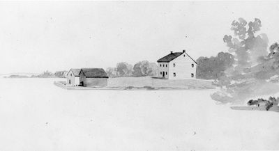 Olivers Ferry c 1850