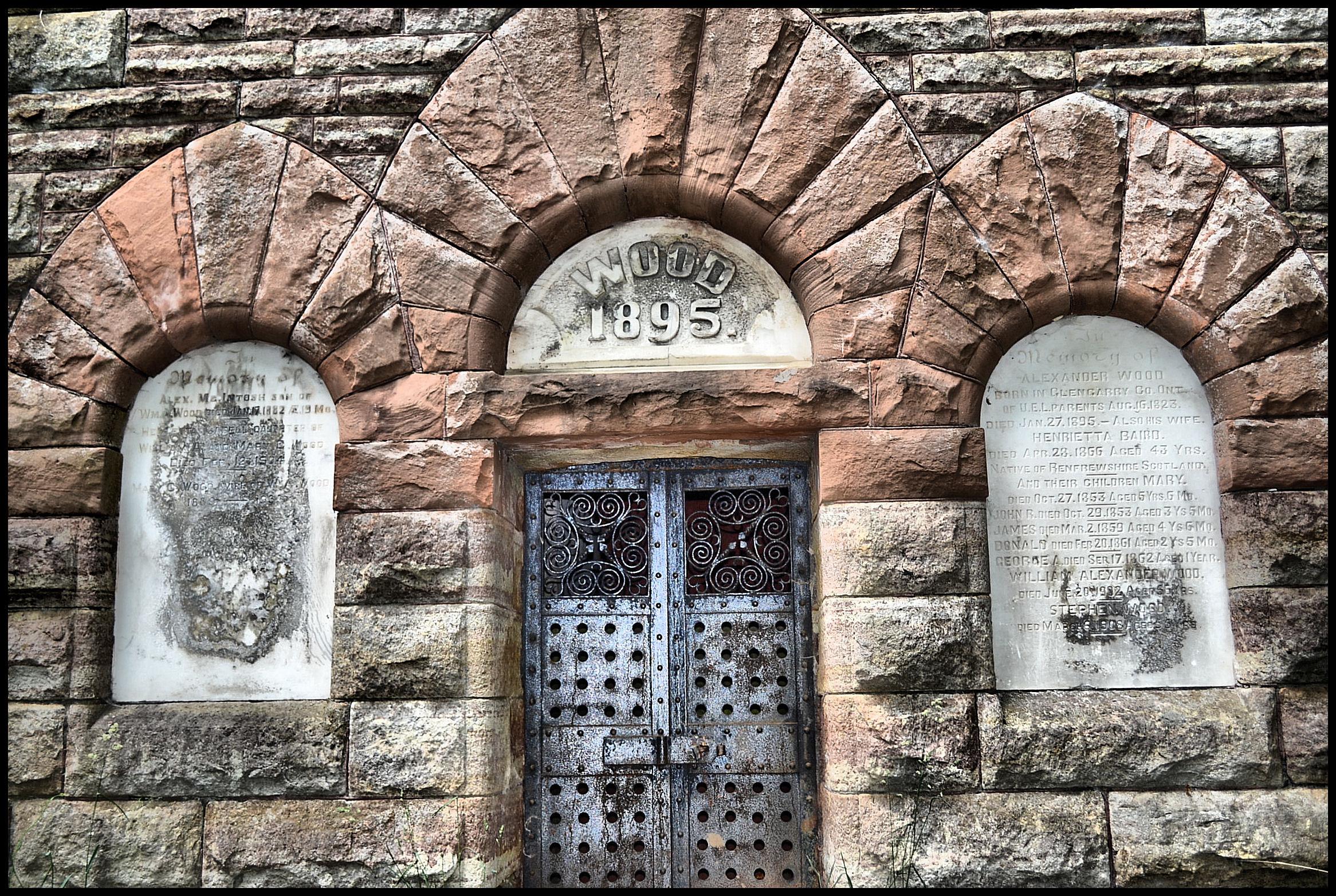 Wood Mausoleum Smiths Falls Michele Bailey