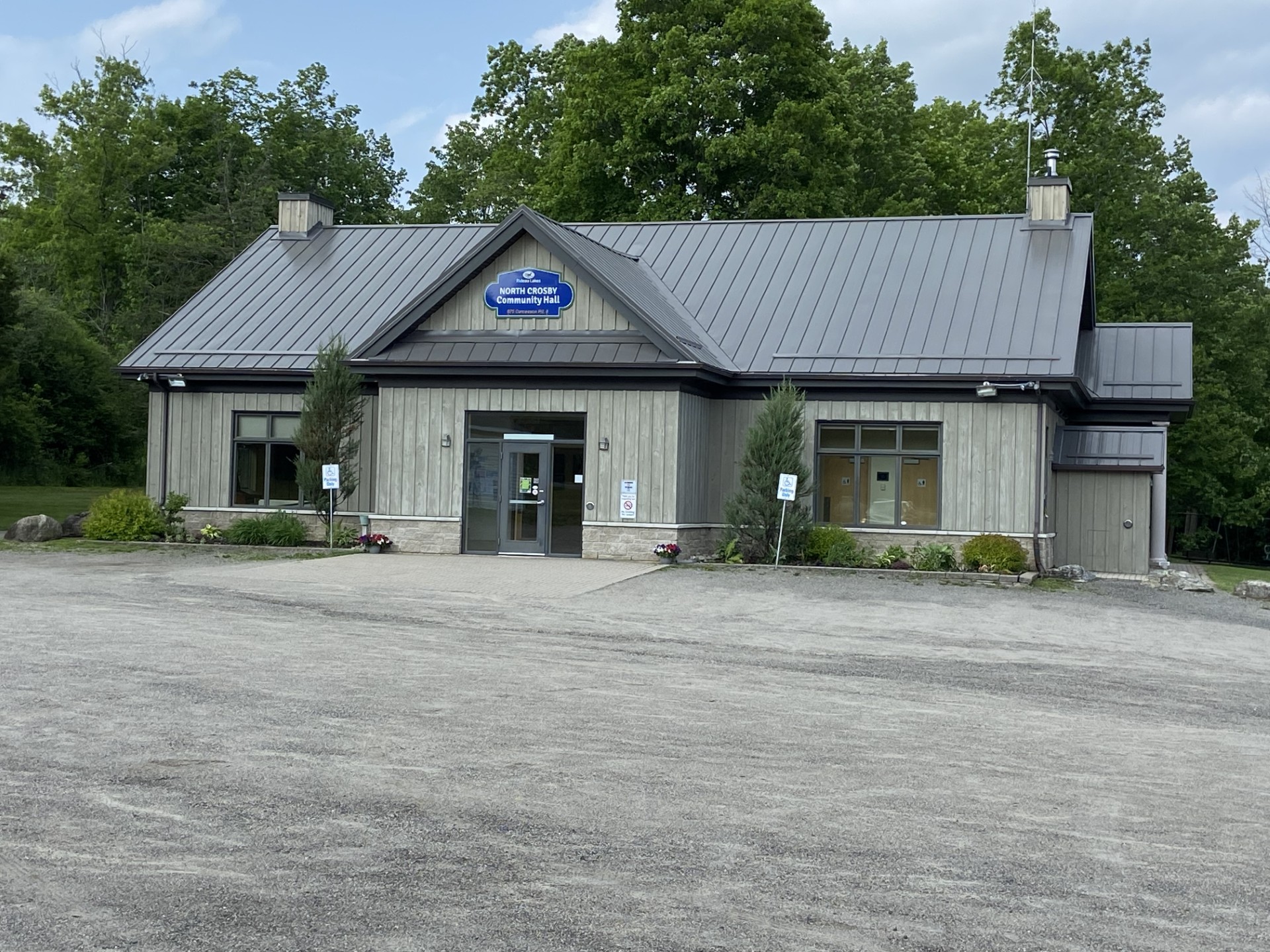 North Crosby Community Hall exterior photo by Nicole Halladay